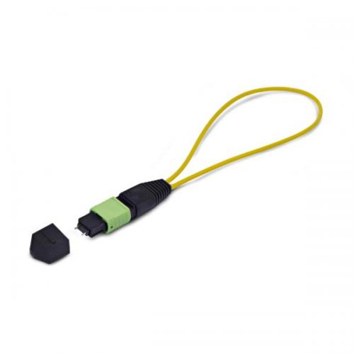 StarTech.com LOOPBACKMTP12os2SMM グラスファイバーループバックプラグ/MPOシングル流行り物/9/125/MPO-12 雄/APC/光通信取り調べる用アダプタ