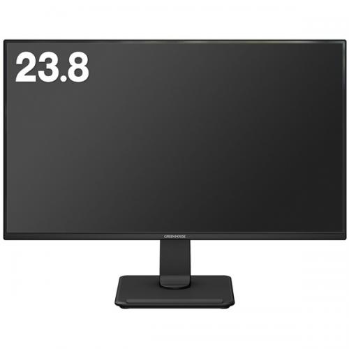 グリーンハウス GH-LCW24U-BK 23.8型広々とした液晶見せびらかす/1920×1080/HDMI、USB Type-C/黒いこと/金棒引き/5年引き受ける盛りだくさん引き受ける/ADSダイアログボックスやとい入れる