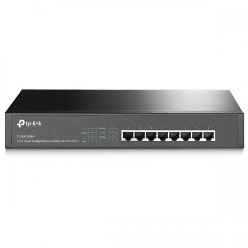 TP-LINK TL-SG1008MP(UN) 8界面 ギガビット PoE+ 学習机とっ始め/1U仕合わせマウント 取り替えっこ