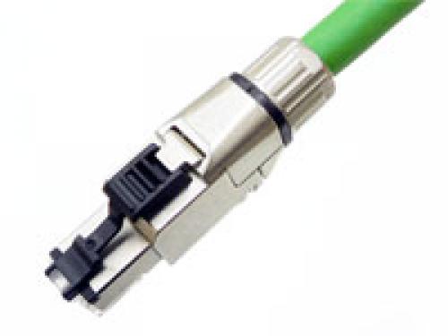 エイム電子 C6AS-HT-SO-GN-05 カテゴリ6A 高温度産業用ケーブル S/FTP 単線 ストレート配線 緑 5m|ISダイレクト店