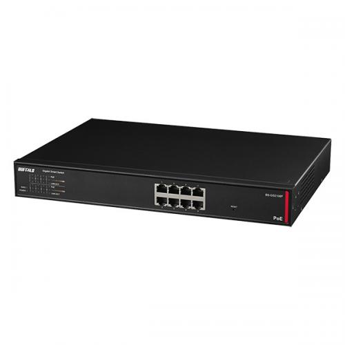 BUFFALO BS-GS2108P 法人向け 座標軸2 Giga PoE かっこ良い取り替えっこ