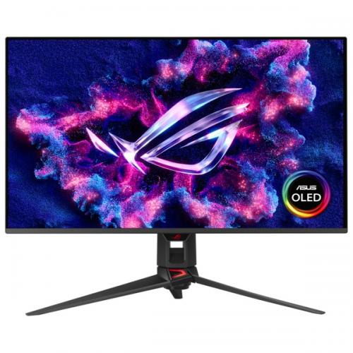 【法人様宛制限事項】ASUS PG32UCDM3 31型広広としたOLEDゲーミングモニター/3840×2160/DisplayPort 2.1×1、HDMI (v2.1)×2、USB-C (DP Alt Mode)×1、USB 3.2 Gen 1 Type-A×2/黒いこと/金棒引き：なし