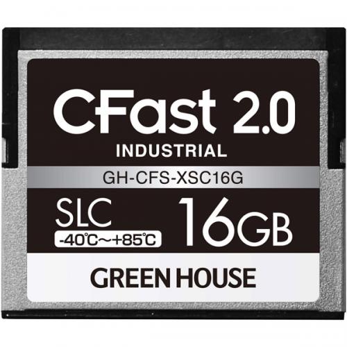 グリーンハウス GH-CFS-XSC16G CFast2.0 SLC -40度～85度 16GB 3年引き受ける