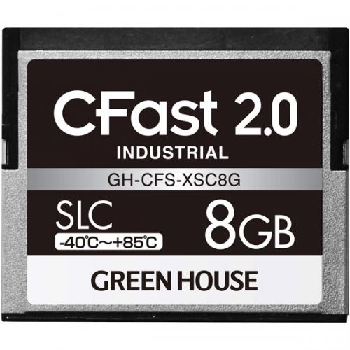 グリーンハウス GH-CFS-XSC8G CFast2.0 SLC -40度～85度 8GB 3年引き受ける
