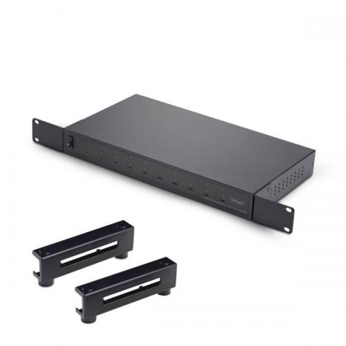 StarTech.com 10N-CHARGING-STATION USB-C申し受けるステイション/10界面/各60W 足し加える350W/安全性のある防御すること役立つこと/仕合わせマウント相応う/手っとり早い申し受ける差し込み