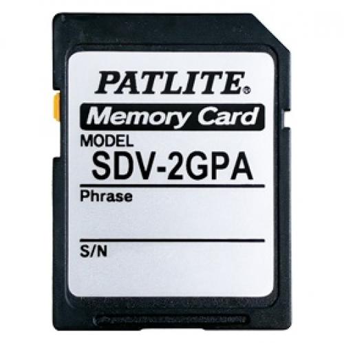 パトライト SDV-2GPA-016 SD記憶装置歌留多 2GB（書きとどめる音楽フレーズ数16）