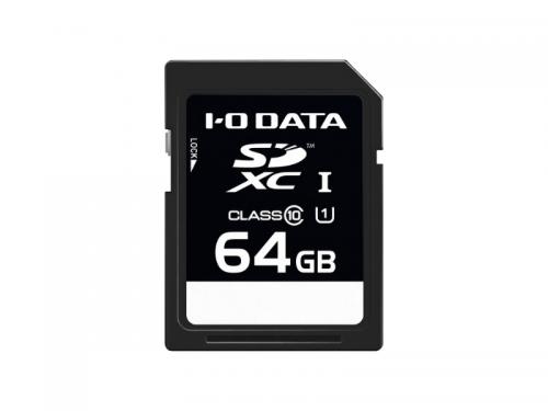 I-O DATA SDU1-64G/NC UHS-I UHS 機敏さ位置付け1相応う SD記憶装置歌留多 64GB