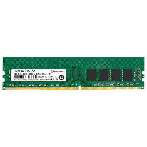Transcend JM3200HLB-16G マイコン4-25600 (DDR4-3200) 相応う 288いの一番 CL22 1.2V DDR4 Long-DIMM 16GB