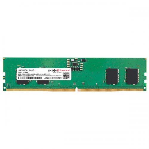 Transcend JM5600ALG-8G PC5-44800 (DDR5-5600) 対応 288ピン CL46 1.1V DDR5 U-DIMM 8GB｜ISダイレクト店