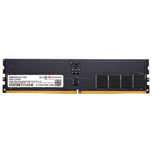 Transcend JM6400ALE-16G パソコン5-51200 (DDR5-6400) 相応う 288いの一番 CL52 DDR5 Unbuffered Long-DIMM 16GB
