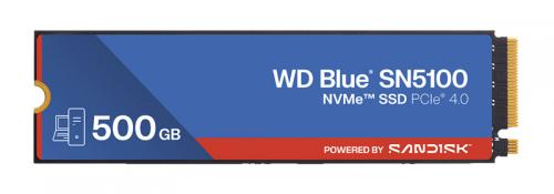 WesternDigital 0718037-906287 WD Blue SN5100 つづき物 メインストリームモデル M.2 PCIe Gen4x4 NVMe 繋ぎ合わせるSSD (500GB) WDS500G5B0E
