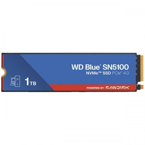 WesternDigital WDS100T5B0E WD Blue SN5100 続きもの メインストリームモデル M.2 PCIe Gen4x4 NVMe 繋ぎ合わせるSSD (1結核症)