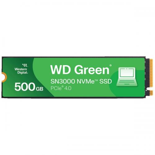WesternDigital WDS500G4G0E WD Green SN3000 つづき物 エントリー青写真 M.2 PCIe Gen4x4 NVMe 繋ぎ合わせるSSD (500GB)