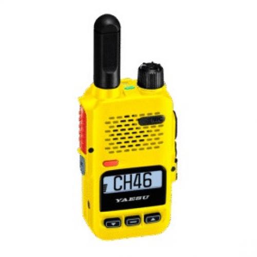 八重洲無線 SRD585-BT PKG(YELLOW) デジタル簡易無線・登録局 無線機・トランシーバー 電波出力2W コンパクトサイズ 新機能「YAESUコネクト」搭載で混信の通話障害ゼロ! フロントキー付きモデル BT搭載|ISダイレクト店