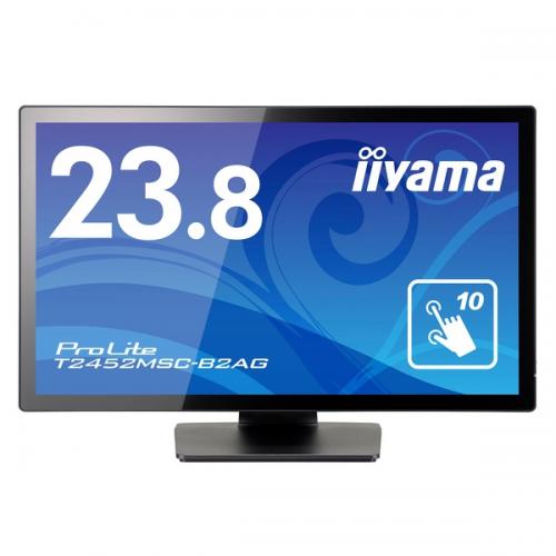 iiyama T2452MSC-B2AG 静電容量方式タッチパネルディスプレイ 23.8型/1920×1080/HDMI、DisplayPort/ブラック/スピーカーあり/IPS方式パネル/昇降/3年保証|ISダイレクト店