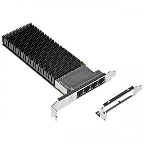 PLANEX GPE-XGT-4I PCIeバス対応 10GBASE-T 4ポート LANアダプター｜ISダイレクト店