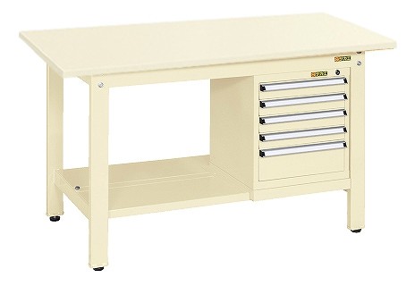 【法人様宛限定】サカエ KK-59SSL4I 軽量作業台ＫＫタイプ（スモールキャビネット付）｜ISダイレクト店
