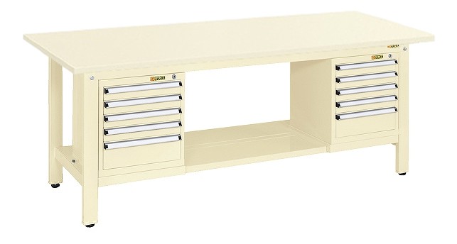 【法人様宛限定】サカエ KK-69SSL52I 軽量作業台ＫＫタイプ（スモールキャビネット付）