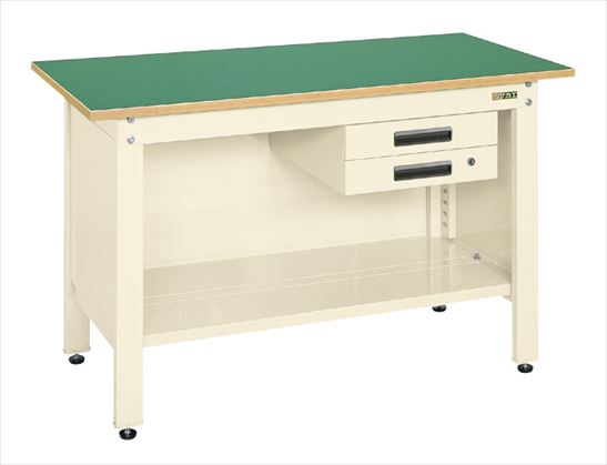 【法人様宛限定】サカエ CP-126TI 一人用作業台ＣＰタイプ（中棚付）