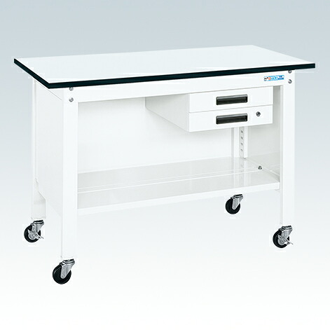 【法人様宛限定】サカエ CPB-126AW 一人用作業台ＣＰＢタイプ（軽量移動式・キャビネット付）｜ISダイレクト店