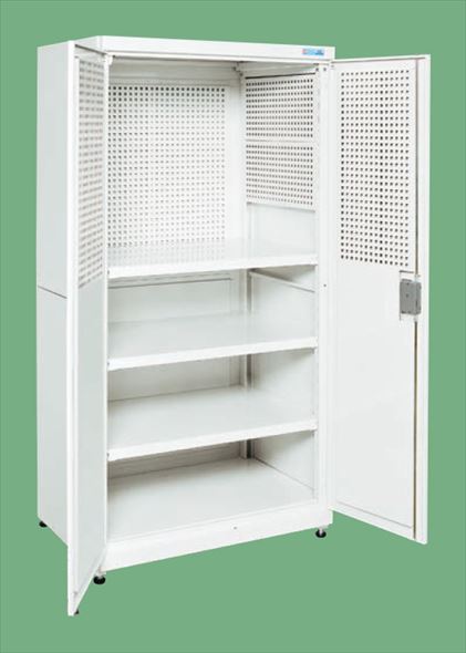 【法人様宛限定】サカエ PNH-9063PW 保管システム／ニューピットイン（両開扉パンチングパネル付）｜ISダイレクト店 148,345円