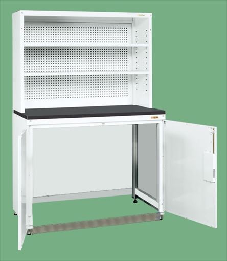 【法人様宛限定】サカエ PNH-K12KPDW 保管システム（パンチング架台・下開放扉タイプ）