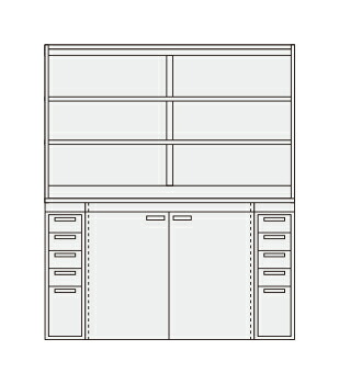 【法人様宛限定】サカエ PN-H83W ピットイン
