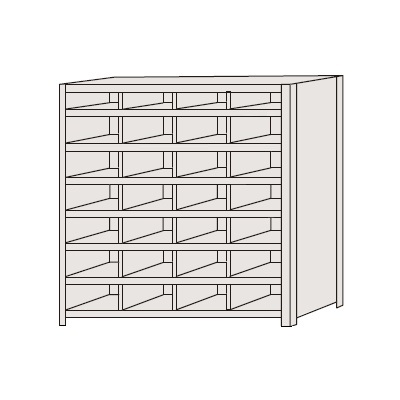 【法人様宛限定】サカエ NCAM710-407 区分棚｜ISダイレクト店