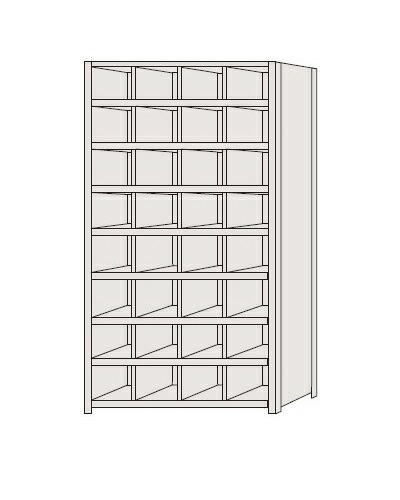 【法人様宛限定】サカエ NCAM110-408 区分棚