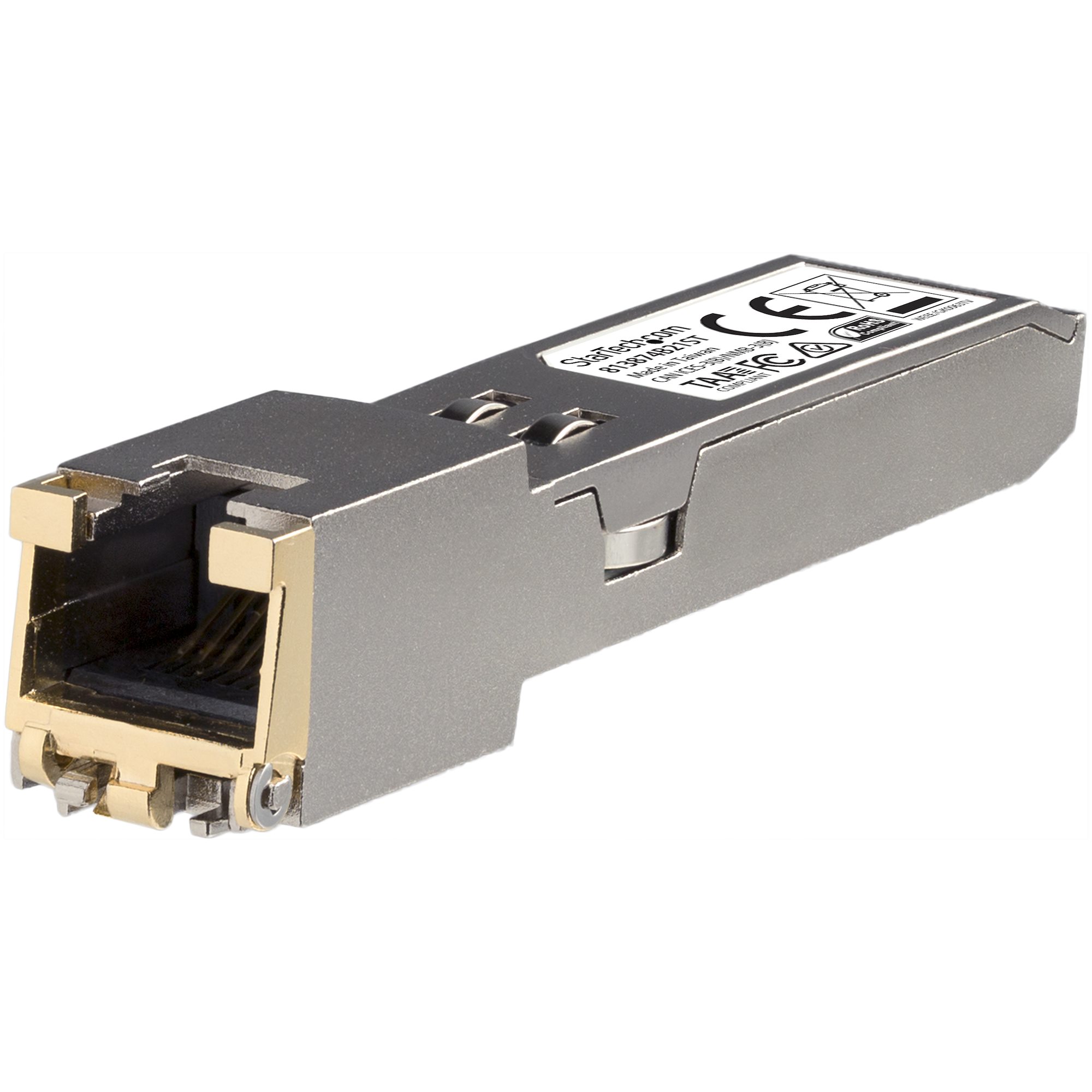 StarTech 813874B21ST SFP モジュール HP製813874-B21互換 10GBASE-T準拠RJ45銅線トランシーバ