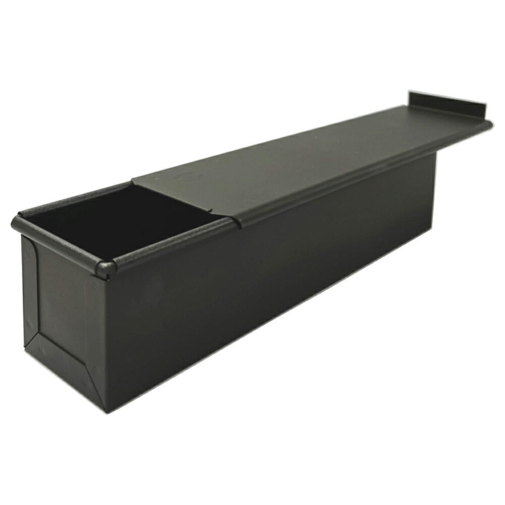 楽天市場】キャラメル箱食パン型 メタリックブラックテフロン加工 日本