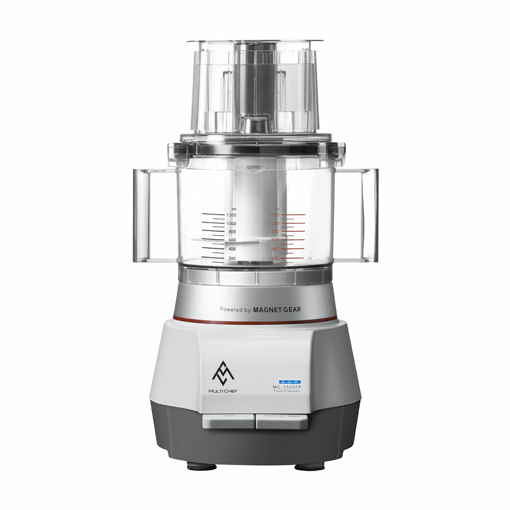 マルチ料理人 ボンネット中央処理装置 MC-1500FPM 電気容量3L Grayline(薄墨色) [身寄り用/お役目用/ボンネット切断機/スライサー/おろし]