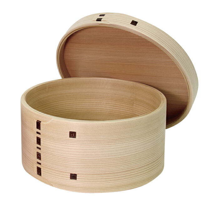 楽天市場】大館工芸社 曲げわっぱ おひつ 六寸 2合( 木地仕上