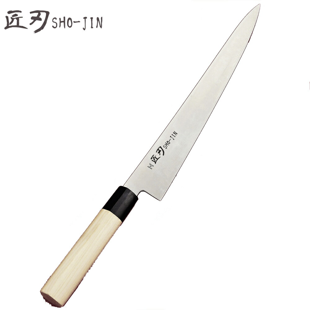 日本製 匠刃 SHO-JIN イノックス和式 和筋引 24珊 【 5丁組 】  [INOX Japanese Style Slicer 24珊 5 sets]