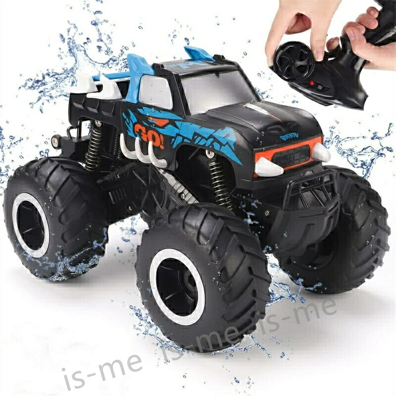 【楽天スーパーSALE】ラジコンカー こども向け オフロード 水陸両用 4WD 四輪駆動RCカー リモコンカー 車 防水 2.4GHz無線操作 360回転 人気 誕生日 プレゼント 車おもちゃ クリスマスプレゼント 贈り物