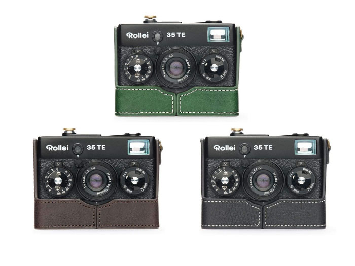 TP Original Rollei 35S 35TE 35SE 35T 専用 ブル手合い 本革 上半身容れもの