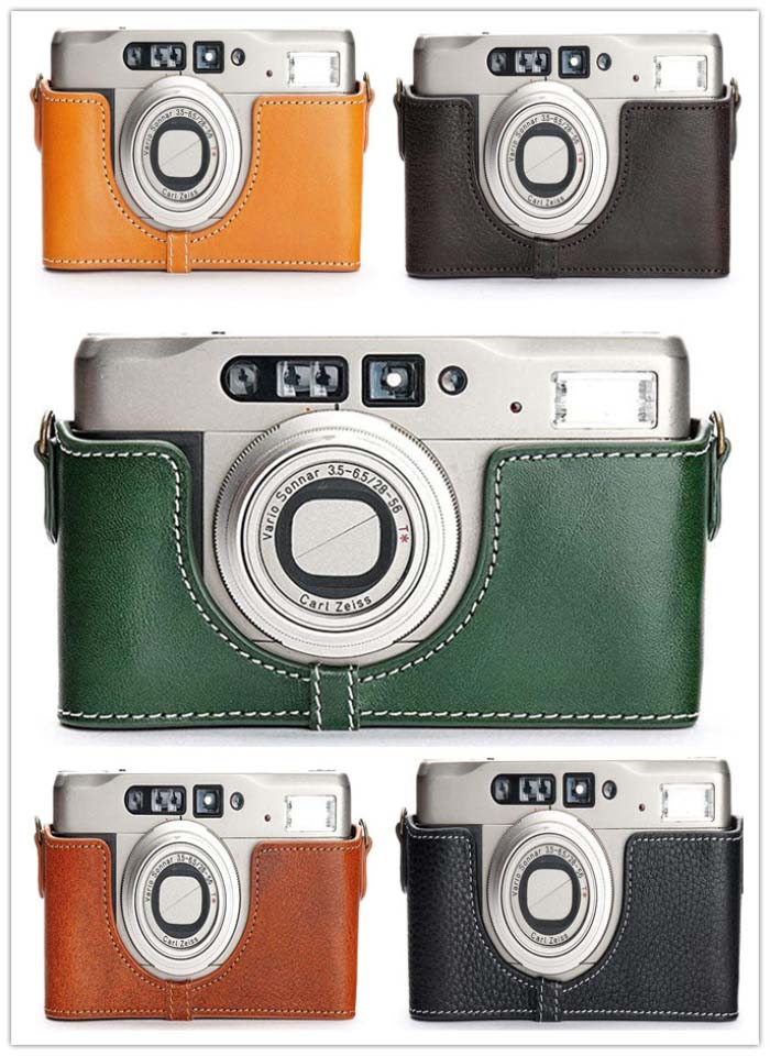 TP Original Contax TVS ii 専用 ブル手合い 本革 上半身容れもの