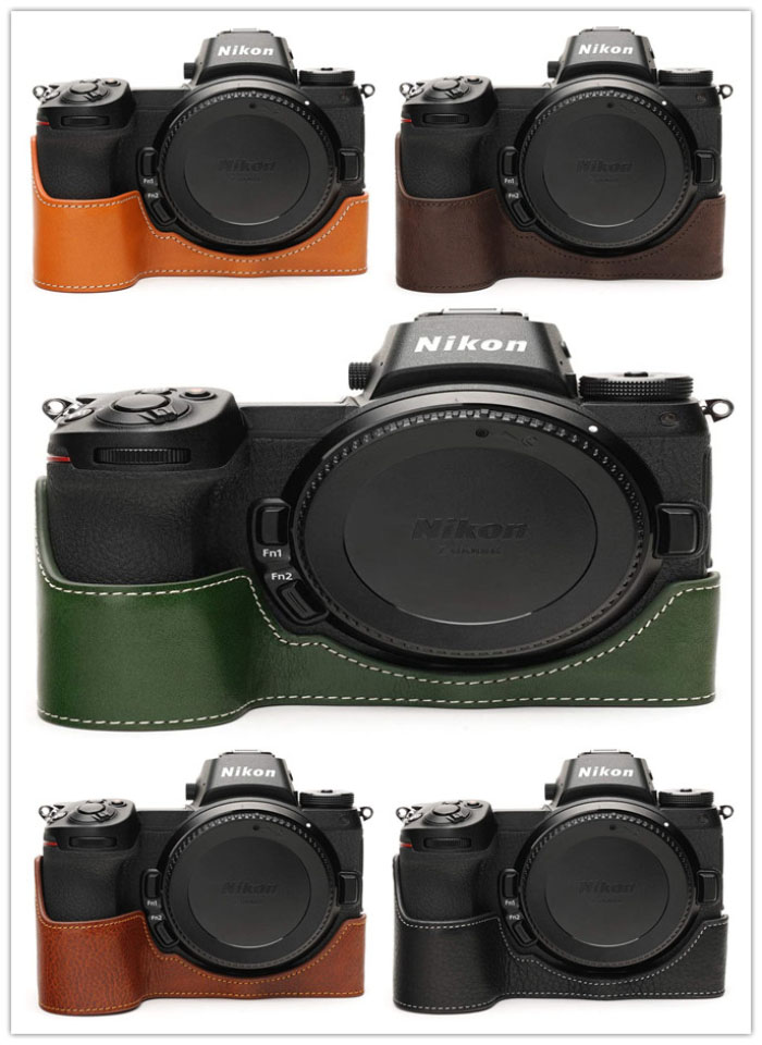 TP Original Nikon Z5 専用 オープナブルタイプ 本革 上半身容れもの (根もと開閉)