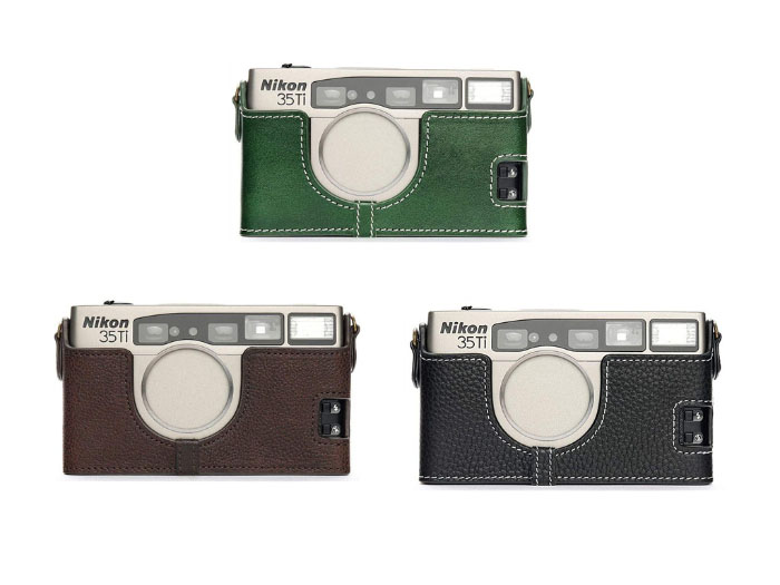 Nikon 35Ti フィルムカメラ 専用ケース付き 楽天市場】Nikon 35Ti 専用 レザー ケース Black ブラック TP