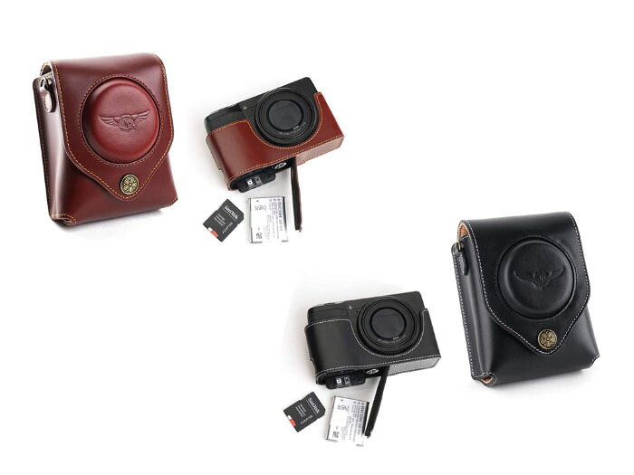 TP Original Ricoh GR III GR3 専用 本革 ボディケース＋カバー (底面開閉)｜イーサン恵
