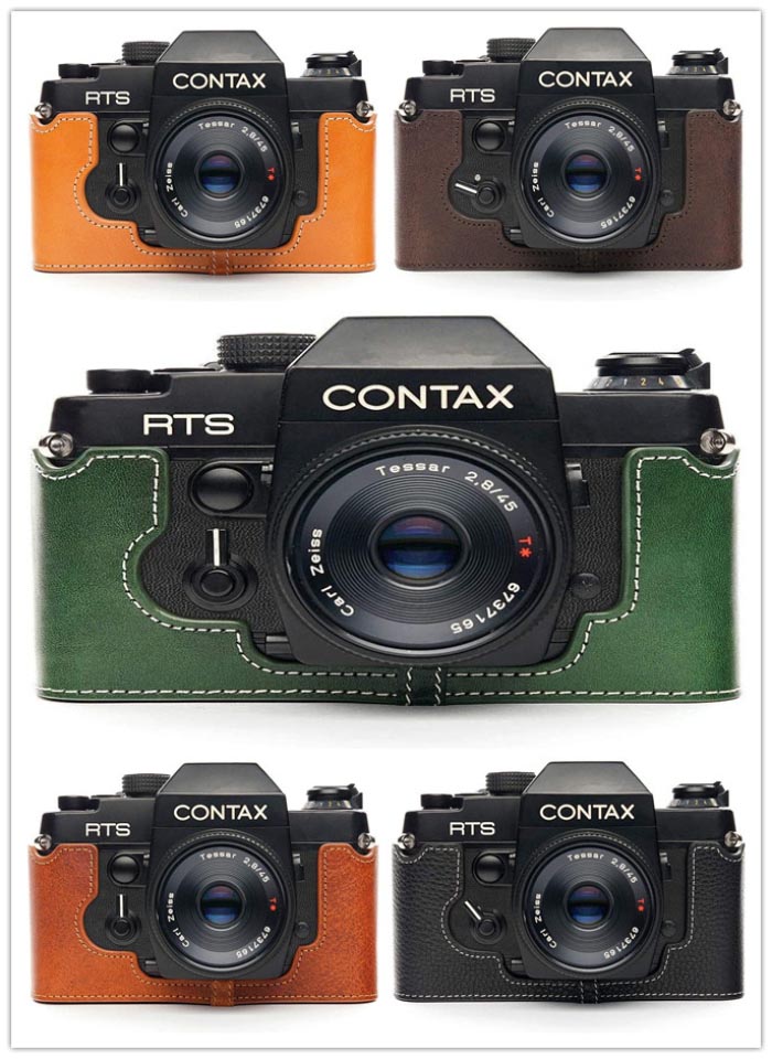 TP Original Contax RTS RTS II RTS2 専用 ブル手合い 本革 上半身容れもの