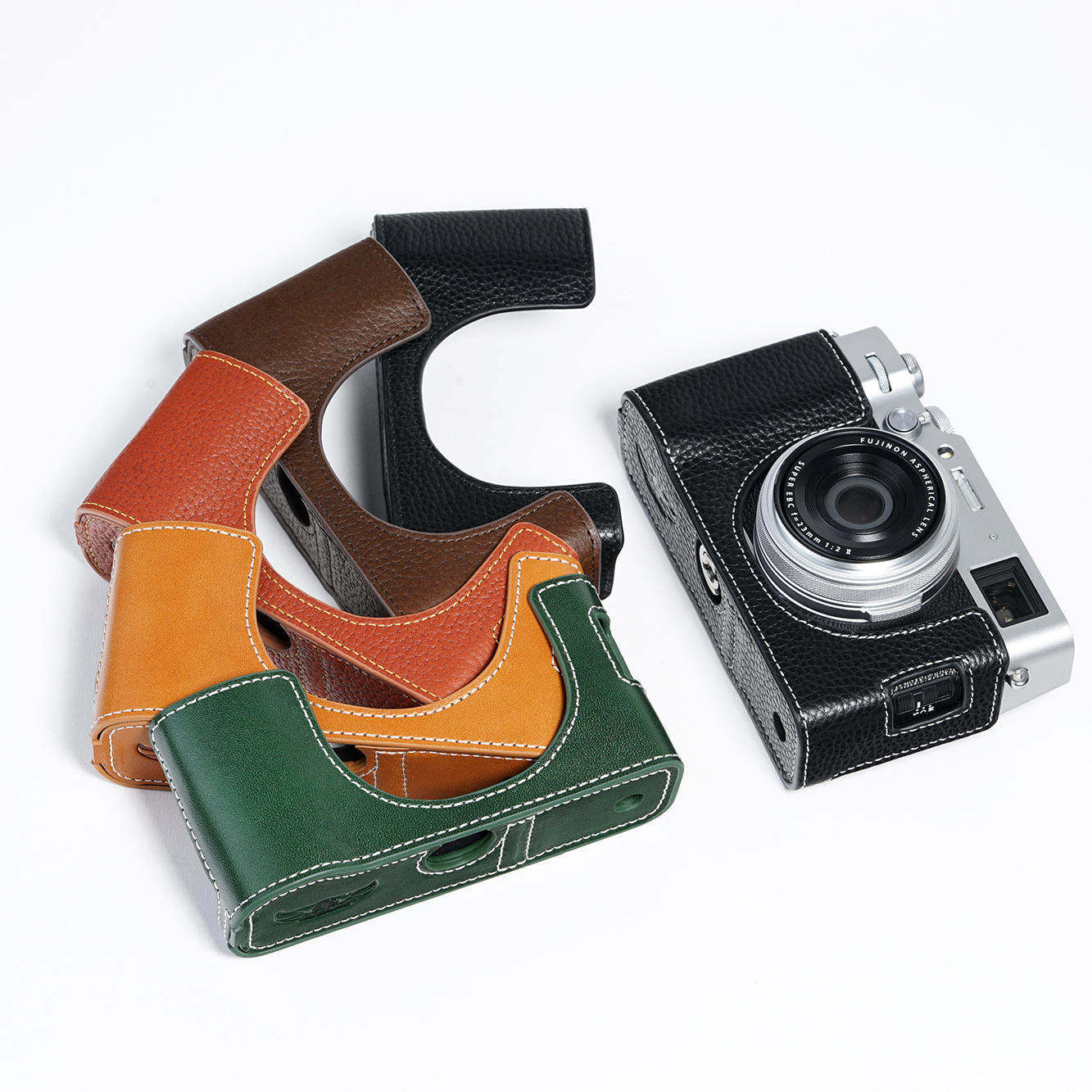 TP Original FUJIFILM X100VI 専用 オープナブルタイプ お手てお手伝いさん本革 上半身容れもの 取り替えっこ 独居室取り替えっこ助けになる 根もと開閉 お手てお手伝いさん本革ハーフカメラケースバッグカバー