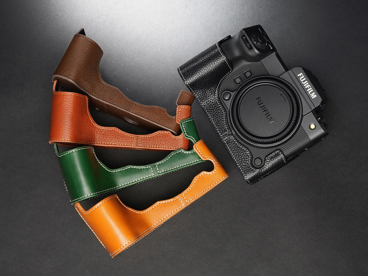 TP Original FUJIFILM GFX 100ii GFX100ii 専用 オープナブルタイプ 本革 ボディケース 互換 電池交換便利 底面開閉｜イーサン恵