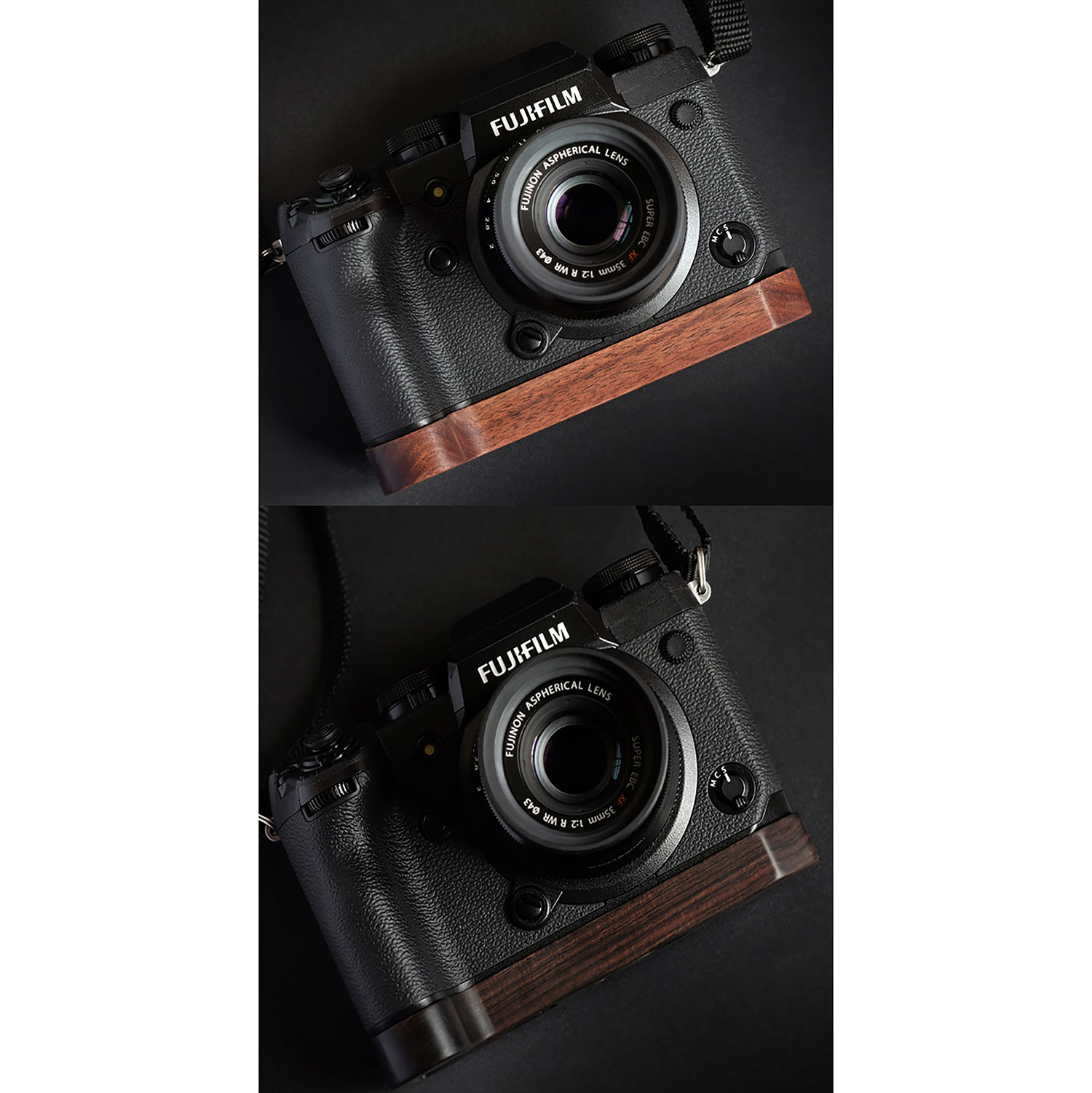 木材グリップ付き富士フイルムX-T4 Amazon | SHOTEN カメラウッドグリップ/ハンドグリップ XT4-GP
