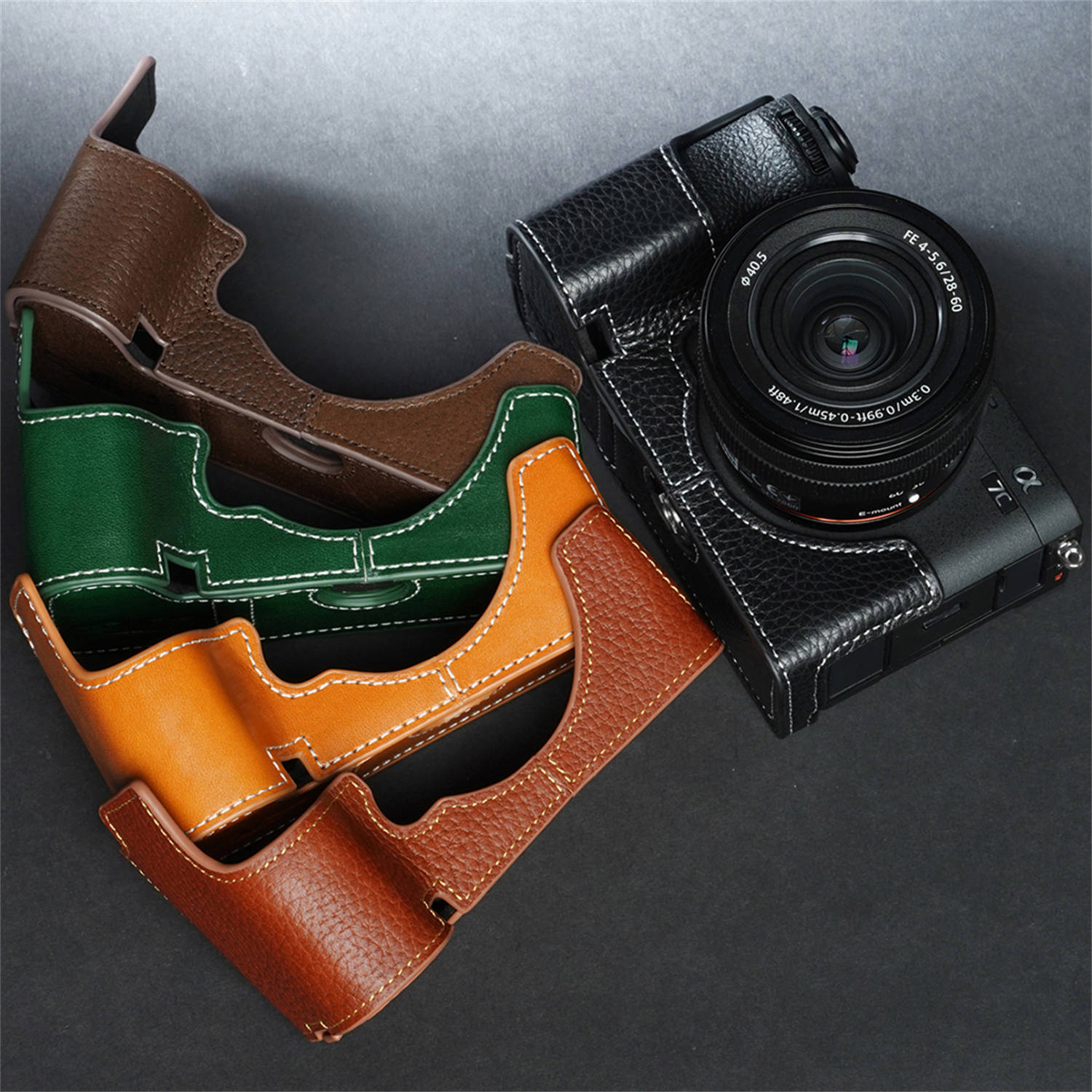 TP Original SONY A7CII 専用 オープナブルタイプ ハンドメイド本革 ボディケース 互換 電池交換便利 底面開閉 ハンドメイド本革ハーフカメラケースバッグカバー|イーサン恵