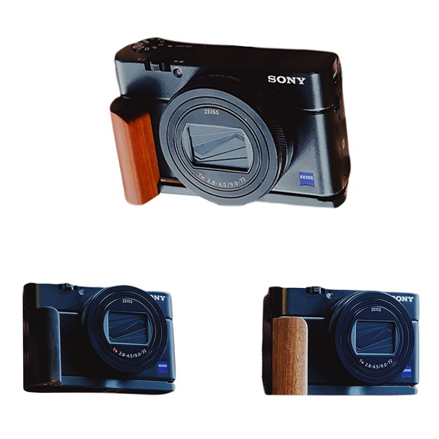 Sony RX100 III/IV/V/VI/VII  専用 ハンドグリップメタル 檀材木 お手てお手伝いさん 上半身容れもの 用のハンドグリップです 御前上等手作り木質 取り替えっこ 独居室取り替えっこ助けになる 根もと開閉