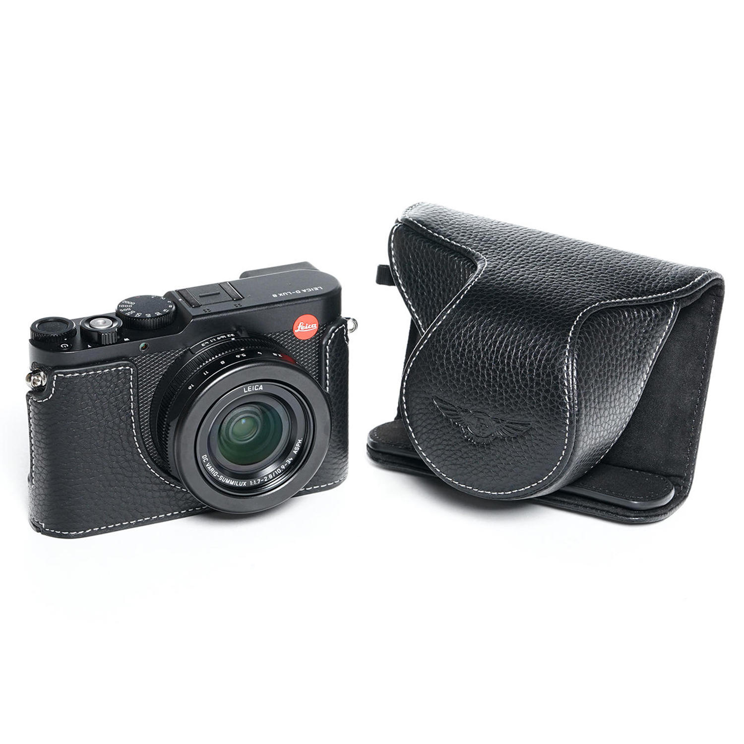 TP Original Leica D-LUX8用お手てお手伝いさん本革 フルカメラケースバッグカバー