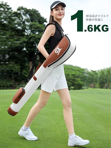 ゴルフキャディパッグ 野球クラブ入れもの Golf  Bag 撥水押しとどめる照明ランプ付き添い人ボールバッグストラップ超軽さパウダーコンパクト持ちはこび 携帯型旅する用 ゴルフ設備