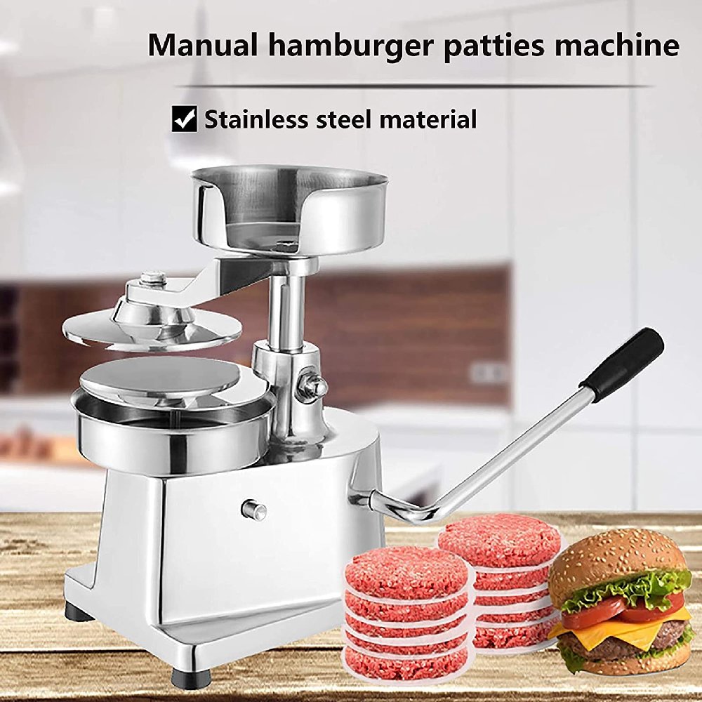 御勤め用ハンバーガー押しつける、手動ハンバーガー働き掛ける機、ステンレス鋼鋼バーガープレスヘビーデューティービーフミートフォーミングプロセッサー、バーベキューノンスティックバーガープレス用