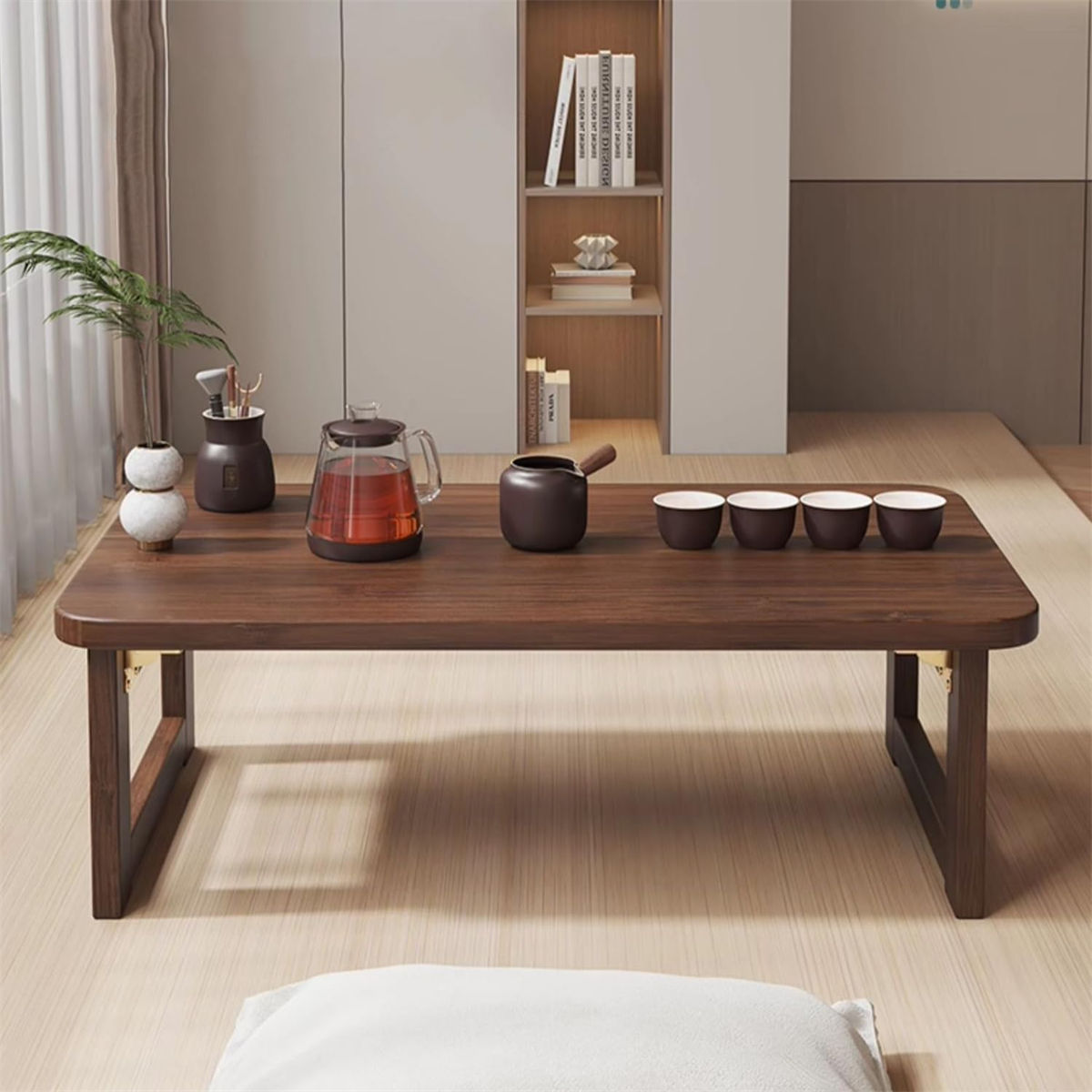 【楽天市場】折りたたみ式 ローテーブル 竹製 和室テーブル 座卓60x37x30折りたたみテーブル ミニテーブル お茶 コーヒー:イーサン恵
